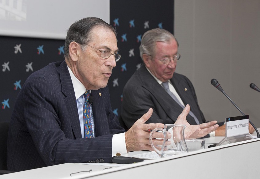 Imagen | Philippe de Montebello y Leopoldo Rodés en el Círculo Arte y Mecenazgo