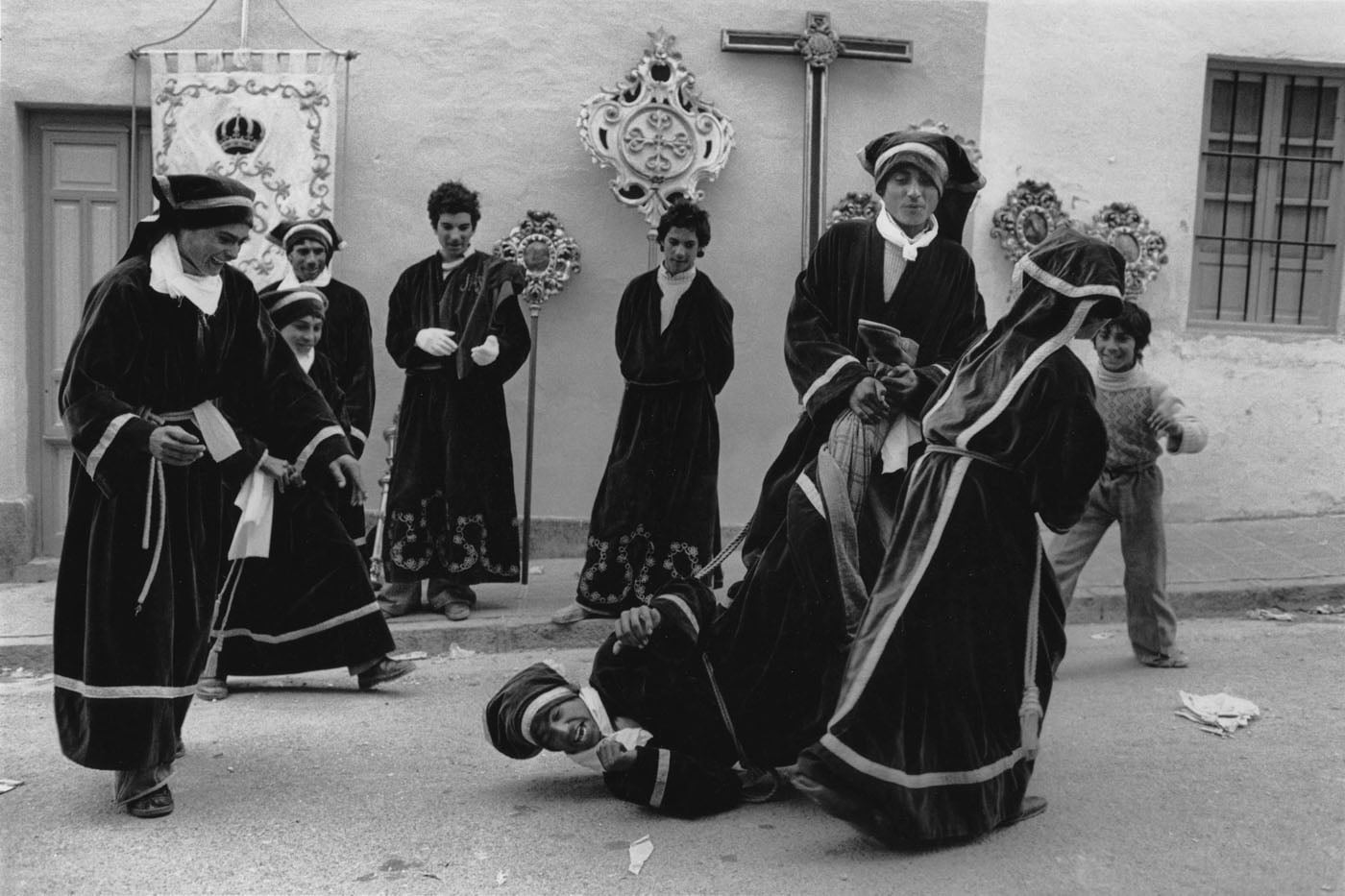 Gitanos en la procesión. Antequera